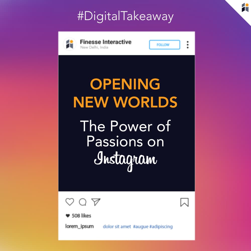 Instagram and the power of passion